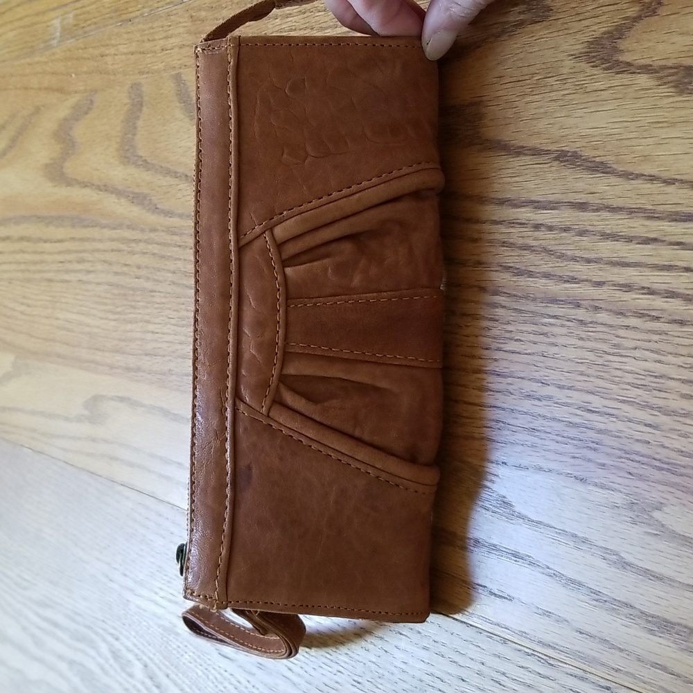 Junior Drake faux leather clutch